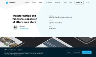 Preview of the Elter Világítás Case Study