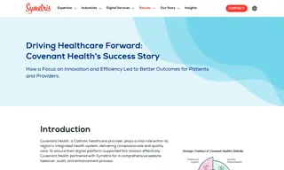 Preview of the Covenant Health Case Study
