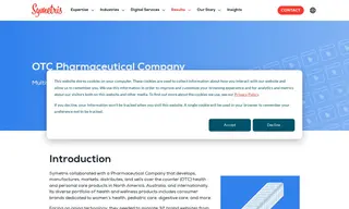 Preview of the OTC Pharmaceutical Company Case Study