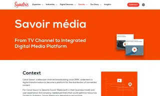 Preview of the Savoir Media Case Study