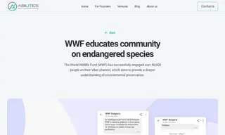 Preview of the World Wildlife Fund Inc. (wwf) Case Study