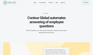 Preview of the ContourGlobal Case Study
