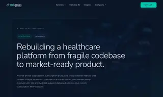 Preview of the HealthTech Digital Health Company Case Study