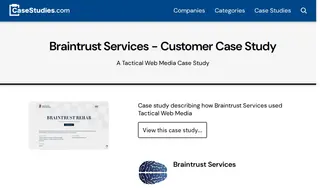 Preview of the Braintrust Services Case Study