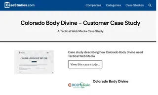 Preview of the Colorado Body Divine Case Study