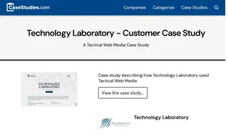 Preview of the Technology Laboratory Case Study