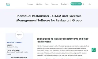 Preview of the Individual Restaurants Case Study