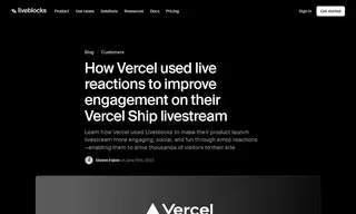Preview of the Vercel Case Study