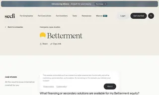 Preview of the Betterment Case Study