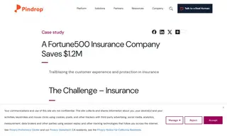 Preview of the Fortune 500 Insurance Company Case Study