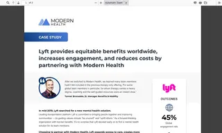 Preview of the Lyft Case Study