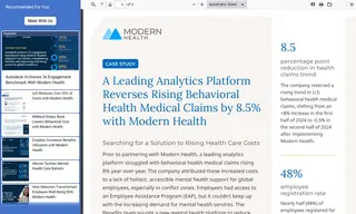 Preview of the Leading Analytics Platform Case Study