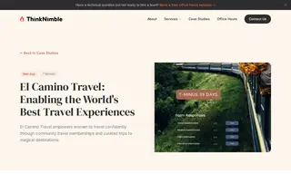 Preview of the El Camino Travel Case Study
