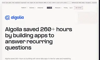Preview of the Algolia Case Study