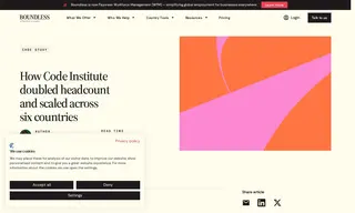 Preview of the Code Institute Case Study