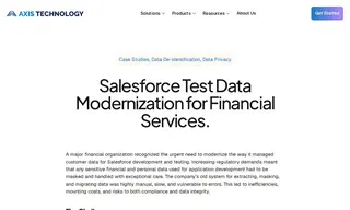 Preview of the Major Financial Organization Case Study