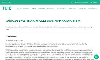 Preview of the Willows Christian Montessori School Case Study