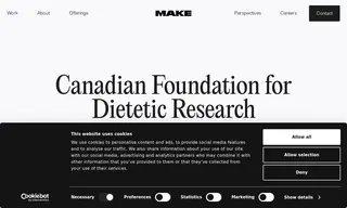 Preview of the Canadian Foundation for Dietetic Research Case Study