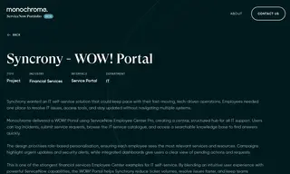 Preview of the Synchrony Case Study