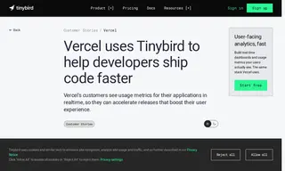 Preview of the Vercel Case Study