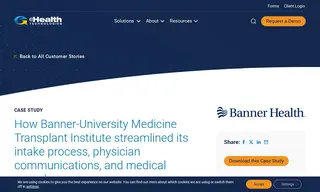 Preview of the Banner-University Medicine Transplant Institute Case Study