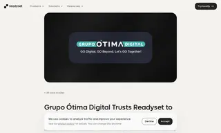 Preview of the Grupo Ótima Digital Case Study