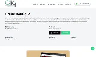 Preview of the Haute Boutique Case Study