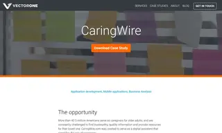 Preview of the CaringWire Case Study