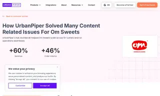 Preview of the Om Sweets Case Study