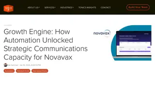 Preview of the Novavax Case Study