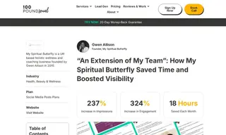 Preview of the My Spiritual Butterfly Case Study