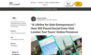 Preview of the Visit London Taxi Tours Case Study