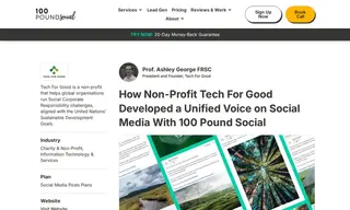 Preview of the Tech for Good Case Study