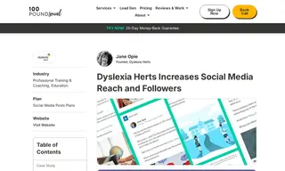 Preview of the Dyslexia Herts Case Study