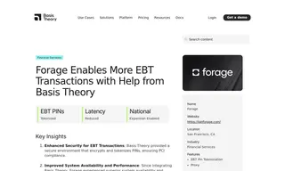 Preview of the Forage Case Study