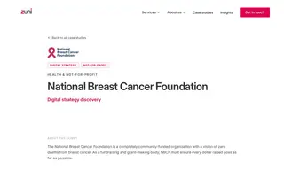 Preview of the National Breast Cancer Foundation Case Study