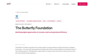 Preview of the The Butterfly Foundation Case Study