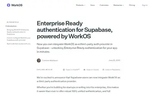 Preview of the Supabase Case Study
