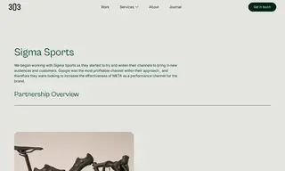 Preview of the Sigma Sports Case Study
