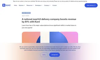 Preview of the America’s Number-one Meal Kit Company Case Study