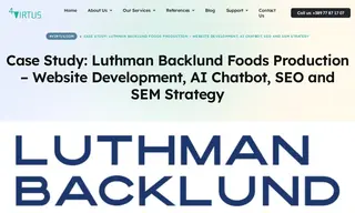 Preview of the Luthman Backlund Foods Production Case Study