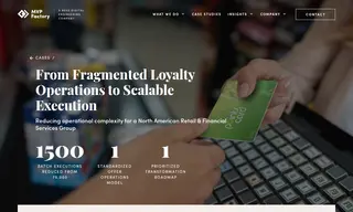 Preview of the North American Retail & Financial Services Group Case Study