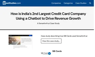 Preview of the SBI Cards Case Study