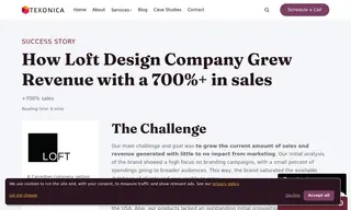 Preview of the Loft Design Company Case Study