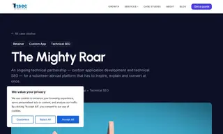 Preview of the The Mighty Roar Case Study
