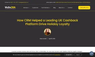 Preview of the Leading UK Cashback Platform Case Study