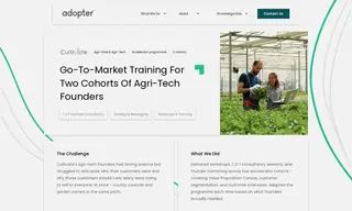 Preview of the Cultivate Case Study