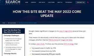 Preview of the Search Logistics Case Study