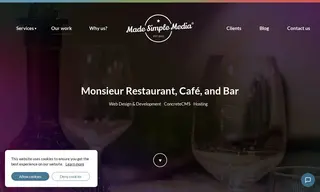 Preview of the Monsieur Restaurant, Café, and Bar Case Study