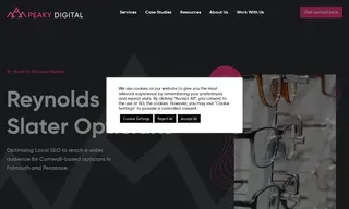 Preview of the Reynolds & Slater Opticians Case Study